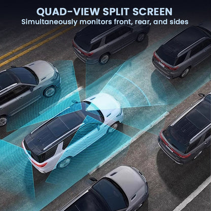 4-Lens HD Night Vision Dash Cam