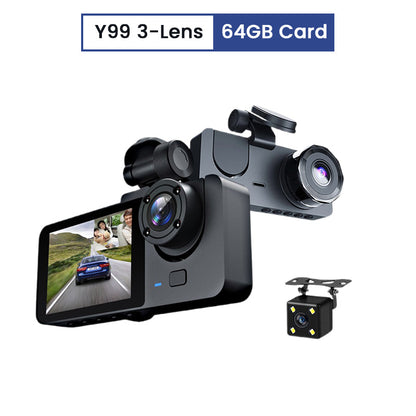 4-Lens HD Night Vision Dash Cam