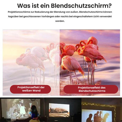 📺 HEIẞER VERKAUF 50% RABATT! ✨ Faltbare & Tragbare Projektions-Leinwand - 120 Zoll mit Mattierter Anti-Licht-Oberfläche für Kinoerlebnis zu Hause 🎬🌟
