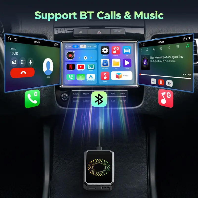 💎 -50% AUF DIE CARPLAY-ANSCHLUSSBOX! 💎 3-in-1 System, Drahtlos & Plug-and-Play für Ihren Auto-Bildschirm ✨