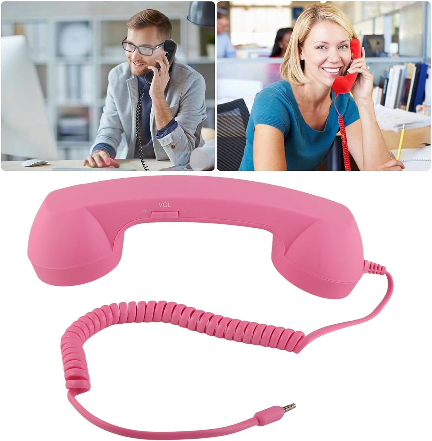 🔥Vintage Retro Telefonhörer mit Mikrofon