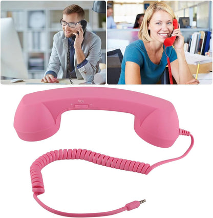 🔥Vintage Retro Telefonhörer mit Mikrofon