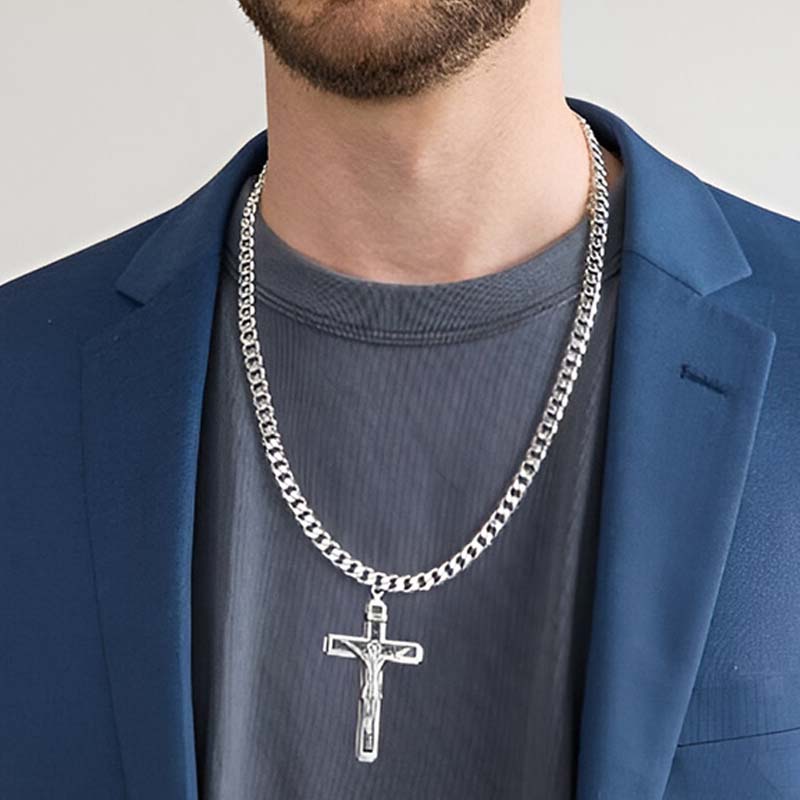 ✝️Zarte zeitlose Eleganz Kreuzkette