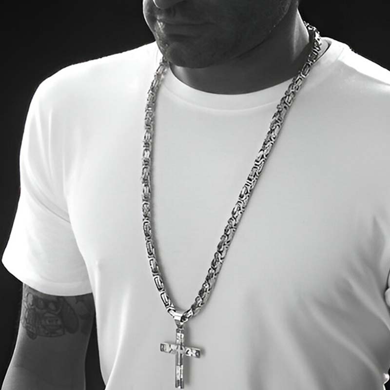 ✝️Zarte zeitlose Eleganz Kreuzkette