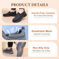 Herren Orthopädische Atmungsaktive Slipper-Sneakers