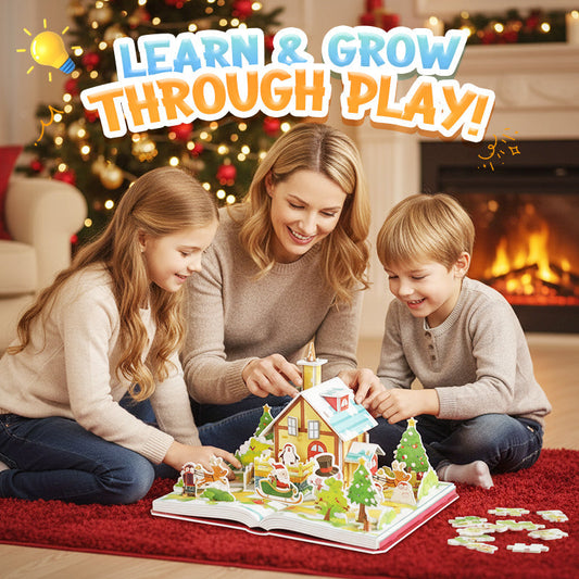 3D DIY Weihnachts-Puzzle-Set