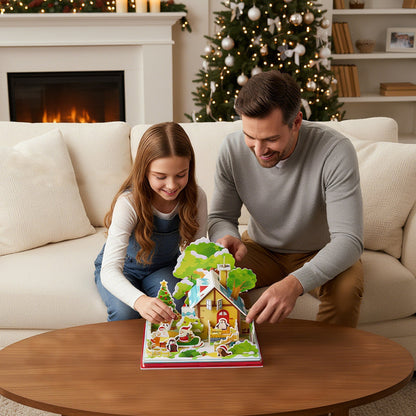 3D DIY Weihnachts-Puzzle-Set