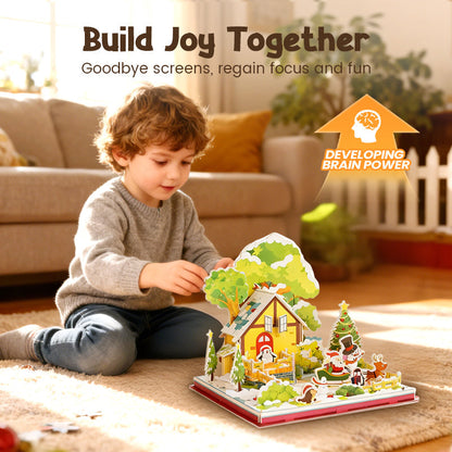 3D DIY Weihnachts-Puzzle-Set