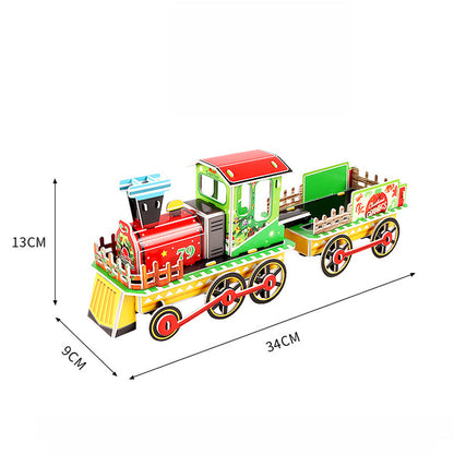 3D DIY Weihnachts-Puzzle-Set