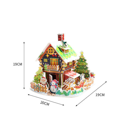 3D DIY Weihnachts-Puzzle-Set