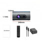 🎬🔄 50% RABATT! Tragbarer Projektor mit 180° Drehung – Kompakt, HDMI/WiFi/Bluetooth, Full HD Support – Perfekt für Filmabende, Camping & Reisen ✨