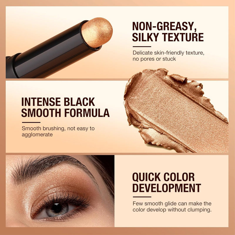 💄 Langanhaltende Glitzer-Lidschattenstifte – 8 Farben, wasserfest und vielseitig