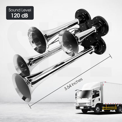 Lautstarke 120-dB-Luftdruckhupe für Lkw und Pkw