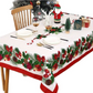 🔥Solange der Vorrat reicht 50 % Rabatt!🎅🏻 Waterproof Rectangular Christmas Tablecloth