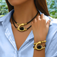 💙Vintage Boho Halskette & Armband Set