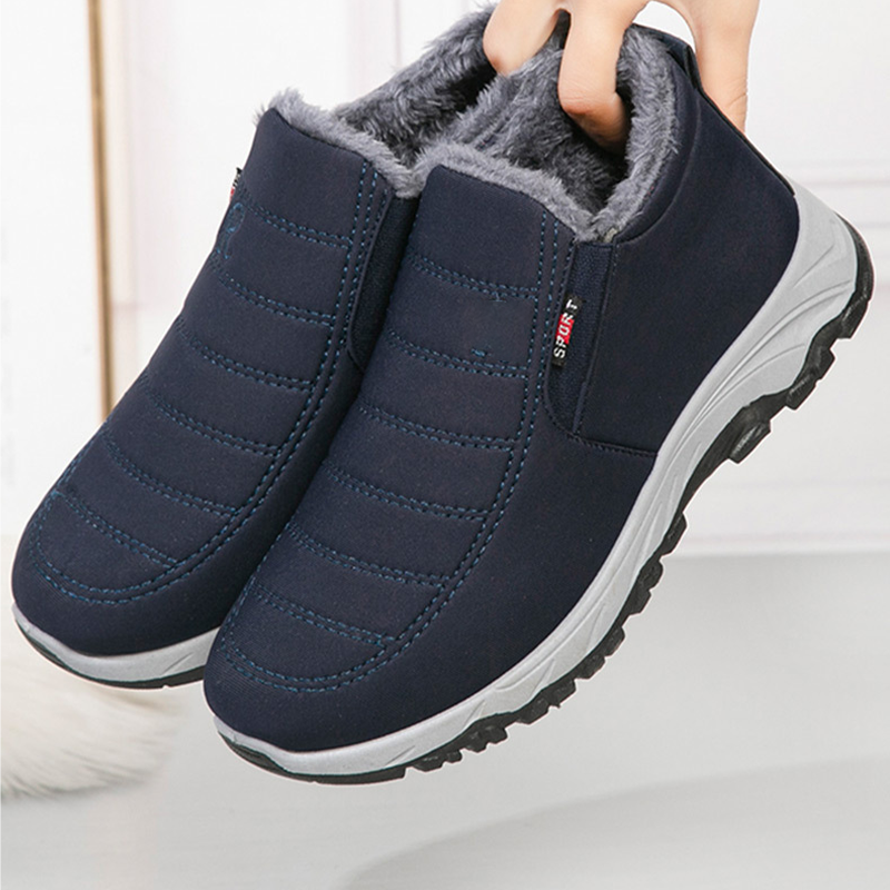 Bequeme, warme Slipper-Stiefeletten für Damen