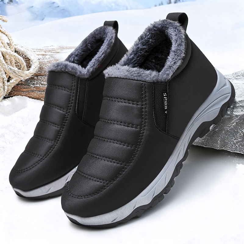 Bequeme, warme Slipper-Stiefeletten für Damen