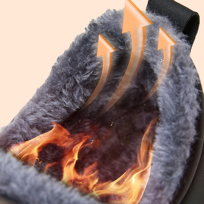 Bequeme, warme Slipper-Stiefeletten für Damen