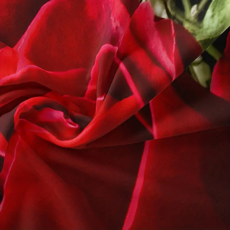 🔥Black-Friday-Mega-Angebot – 50 % Rabatt!🔥Romantisches Roter Rosen Bettwäsche-Set