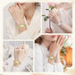 ⌚✨ Retro-Quarz-Armbanduhr mit funkelnden Strasssteinen – Elegant, glamourös & perfekt für festliche Anlässe ✨