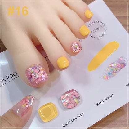 💅Modisches Glitzer-Nagellack-Kombiset in zwei Farben