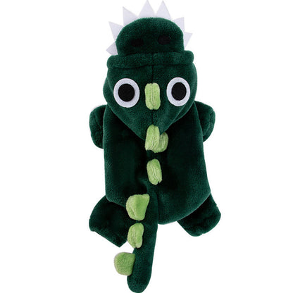 Warm Plush Pet Dinosaur Hoodie Jumpsuit