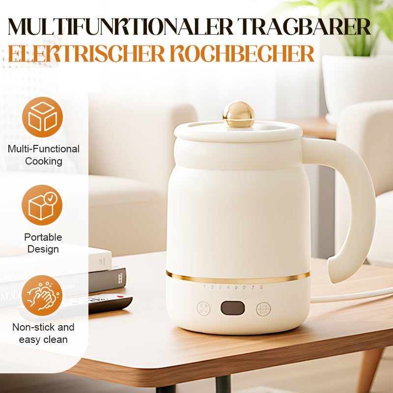 ☕ 55% RABATT JETZT! ⚡ Multifunktionaler Elektro-Kochbecher – Tragbar, Schnelle Aufheizung & 3-in-1 Funktionen 🍜✨