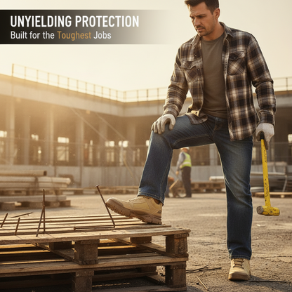 🔥 Neueste Technologie  🥾 Herren-Sicherheitsschuhe mit durchstichsicherer Sohle