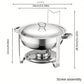 🍲 60% RABATT! ✨ Buffet-Set mit Warmhaltefunktion aus Edelstahl – Gleichmäßige Hitzeverteilung, Langlebig & Perfekt Für Feste & Partys 🎉
