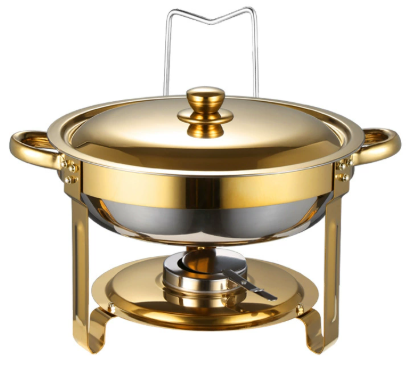 🍲 60% RABATT! ✨ Buffet-Set mit Warmhaltefunktion aus Edelstahl – Gleichmäßige Hitzeverteilung, Langlebig & Perfekt Für Feste & Partys 🎉