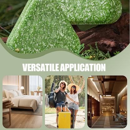 Natürliches festes Shampoo zur Stärkung der Haare