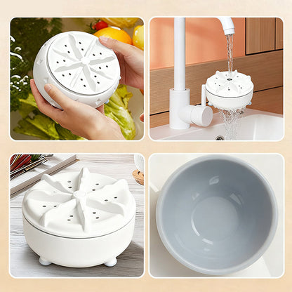 🍉🥬 Effiziente tragbare Obst- und Gemüsewaschmaschinen