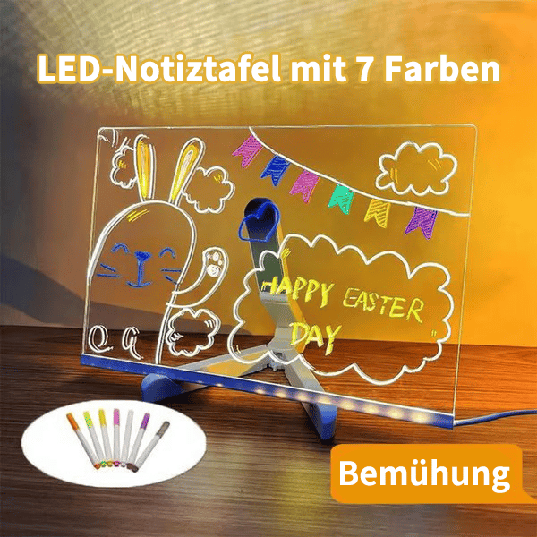 🎄Weihnachtsaktion 50% Rabatt🎁Kreatives wiederbeschreibbares Acryl-LED-Nachrichtenschild