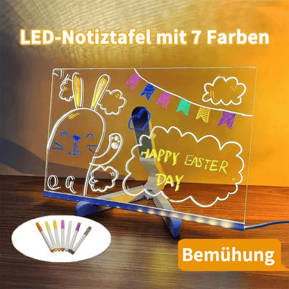 🎄Weihnachtsaktion 50% Rabatt🎁Kreatives wiederbeschreibbares Acryl-LED-Nachrichtenschild