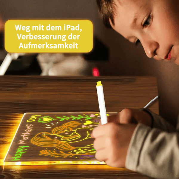🎄Weihnachtsaktion 50% Rabatt🎁Kreatives wiederbeschreibbares Acryl-LED-Nachrichtenschild
