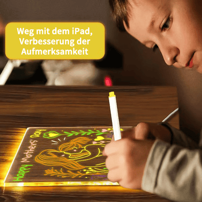 🎄Weihnachtsaktion 50% Rabatt🎁Kreatives wiederbeschreibbares Acryl-LED-Nachrichtenschild