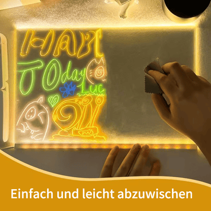 🎄Weihnachtsaktion 50% Rabatt🎁Kreatives wiederbeschreibbares Acryl-LED-Nachrichtenschild