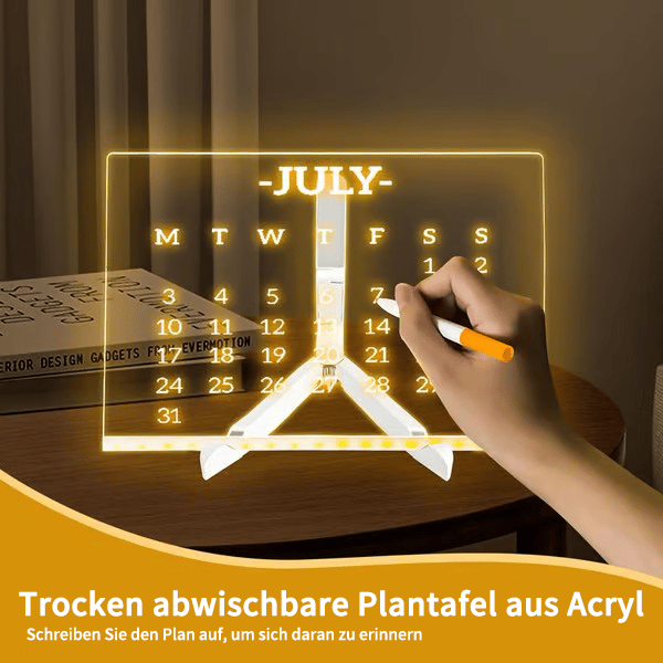 🎄Weihnachtsaktion 50% Rabatt🎁Kreatives wiederbeschreibbares Acryl-LED-Nachrichtenschild