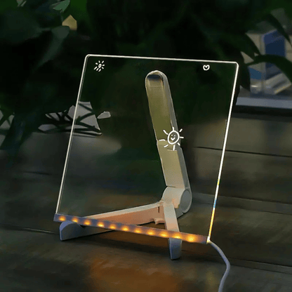 🎄Weihnachtsaktion 50% Rabatt🎁Kreatives wiederbeschreibbares Acryl-LED-Nachrichtenschild