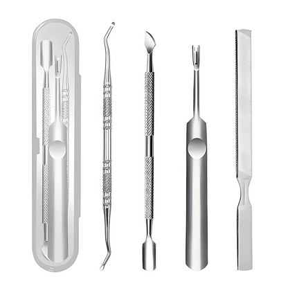 Stainless Steel Manicure & Pedicure Tool Set