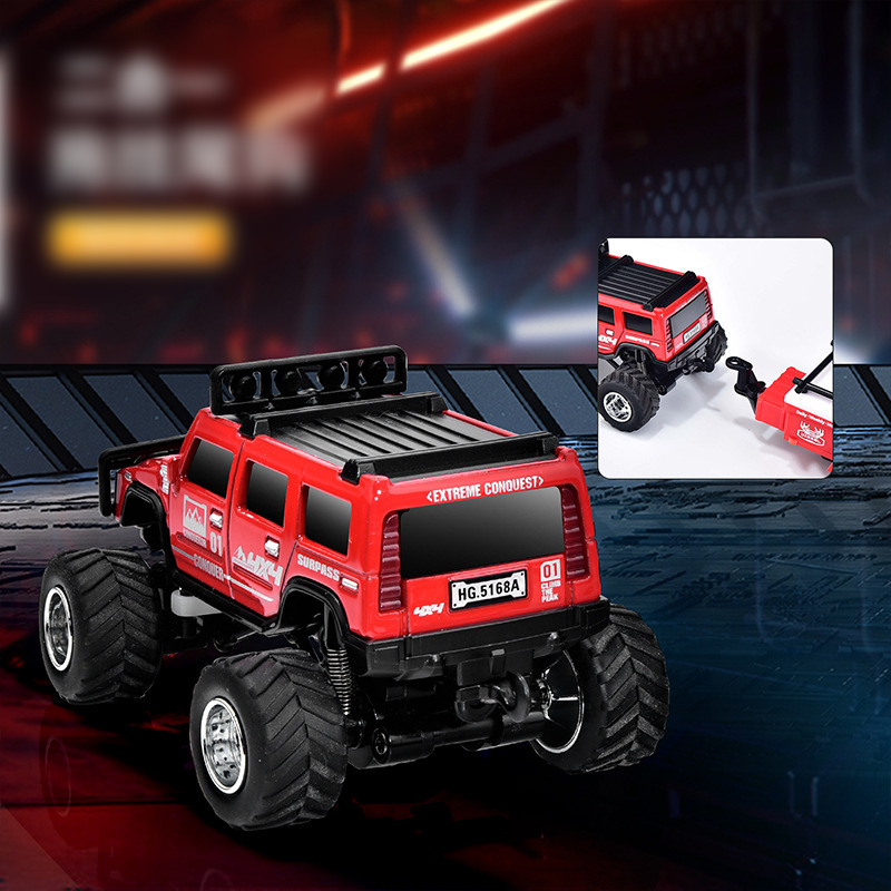 🔋 2025 HEIßER ANgebot 40% RABATT! ✨【Kleines RC-LKW mit Lichtern】✨ - 2,4Ghz All-Terrain-Fernsteuerauto für Kinder & Erwachsene, Legierungskörper!🚗