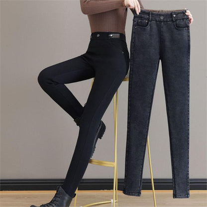 👖 50 % RABATT! ✨ WARME SKINNY-JEANS – Hohe Taille & Stretchmaterial, optimaler Tragekomfort für den Winter, trendiger Stil für den Alltag und Ausgehen ❄️💃