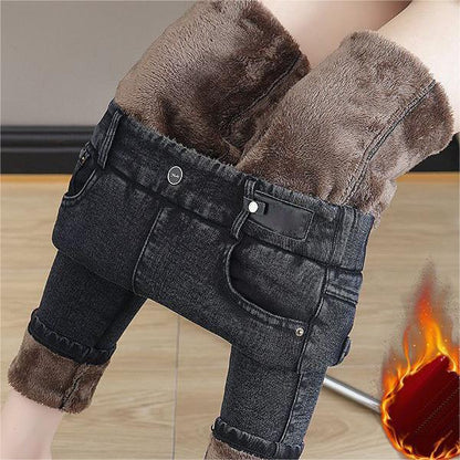 👖 50 % RABATT! ✨ WARME SKINNY-JEANS – Hohe Taille & Stretchmaterial, optimaler Tragekomfort für den Winter, trendiger Stil für den Alltag und Ausgehen ❄️💃