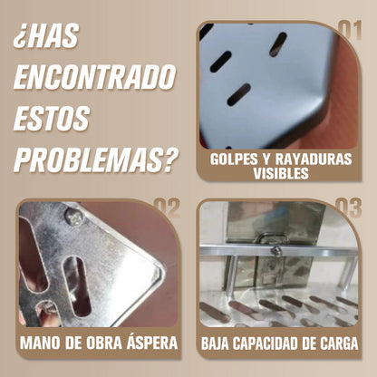 ✨Eckige Duschablage ohne Bohrung mit Haken