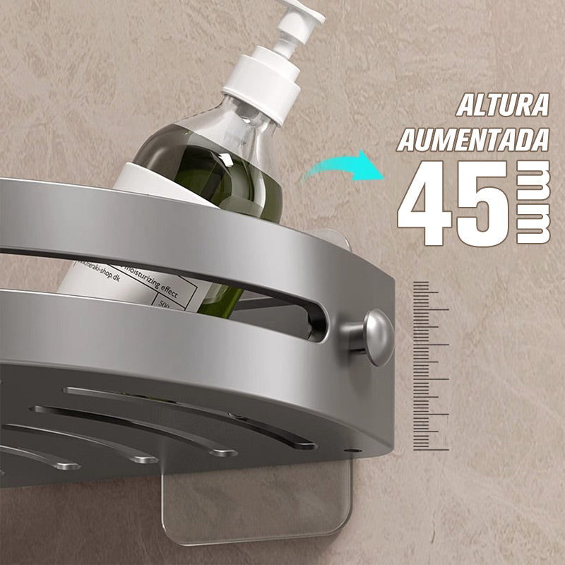 ✨Eckige Duschablage ohne Bohrung mit Haken