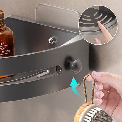 ✨Eckige Duschablage ohne Bohrung mit Haken