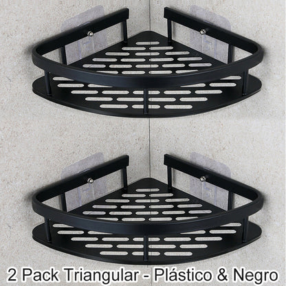 ✨Eckige Duschablage ohne Bohrung mit Haken