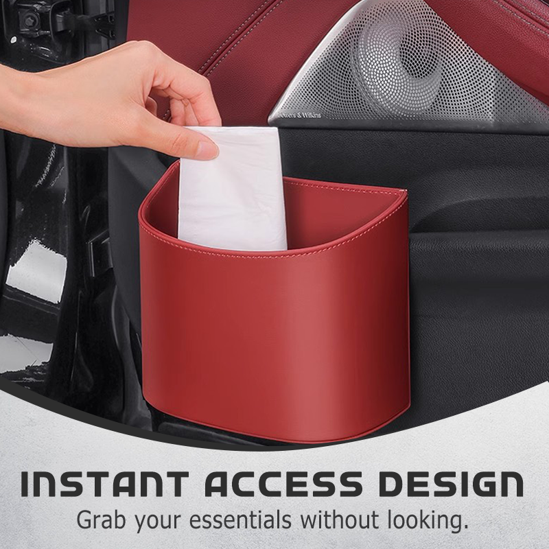 🚗🧺 50 % RABATT! Getränkehalter aus Leder für die Autotür – Breite Öffnung, Getränke und Handy sind leicht zu erreichen. Sicherer Halt durch Clip-Befestigung. PU-Leder, robust und stilvoll. 🛡️✨