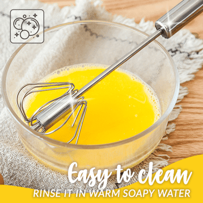 🔥1 Kaufen 1 Gratis🔥Halbautomatischer Schneebesen aus Edelstahl