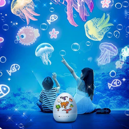 🎅Weihnachts-Specials🎄Dinosaurier-Ei-Nachtlicht-Projektor mit Musik-KOSTENLOSER VERSAND🚀